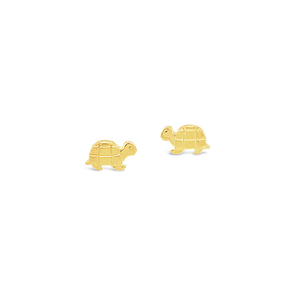 Aros tortugas oro amarillo niñitas.