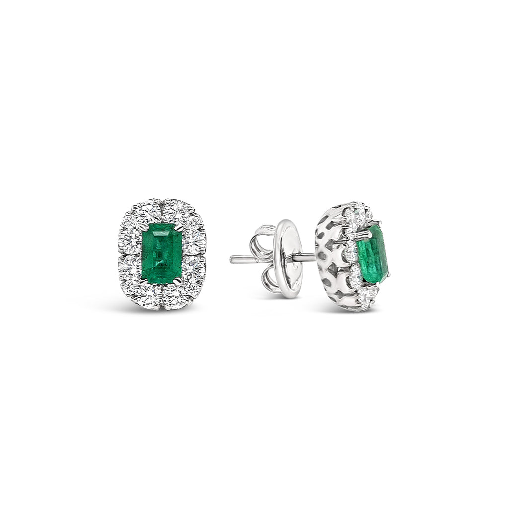 Aros de esmeralda.